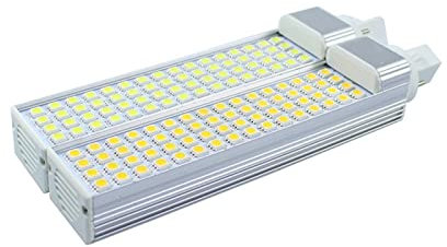2 Stück G23 G24 E27 5W 7W 9W 11W 13W 15W 85V-265V/AC Horizontale Steckerlampe SMD5050 Bombillas LED PL Corn Bulb Spot Light CE RoHS,Weiß E27,15W
