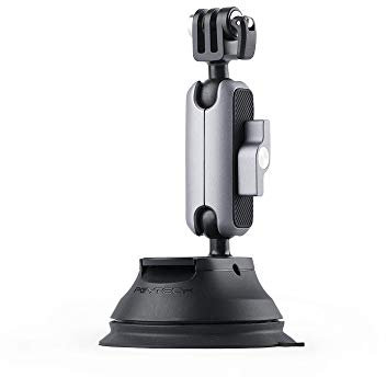 PGYTECH Saugnapfhalterung Basis für DJI OSMO Action 4/3/2, für Gopro 11/10/9/8/7/6/5/4, Pocket 2, für Insta360 ONE RS/R/ONE X3/X2