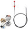 Desatascador de desagüe Fuerte y Flexible, desatascador de desagüe de 160 cm, desatascador de desagüe de Serpiente, Herramienta de depilación de desagüe de Resorte para baño de Cocina (Negro)