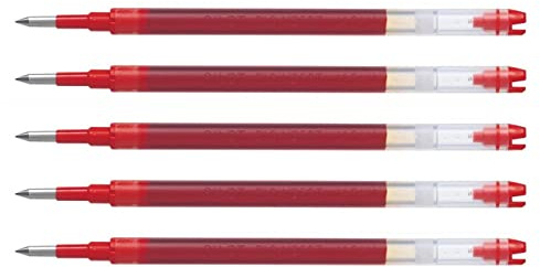 PILOT Tintenrollerminen V-Ball RT 0,7 mm, Rot, 5 Stück