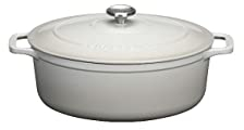 Cocotte ovale 33cm 7L10 Chasseur Macadamia