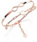 Amoonìc Damen Infinity Armband Rosegold | Damenarmband mit Unendlichkeitszeichen und Herz | Armkette als personalisiertes Geschenk mit Gravur für Frauen