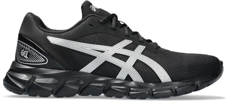 ASICS Gel Quantum Lyte II Mens Training Shoes Road Running Black/Silver 8 (42.5)