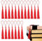 QINERSAW 140 Stück Quasten Rot Mini Quasten mit Schlaufe Tassel Seidig Quasten Anhänger Weiche Quasten als Lesezeichen handgefertigte Troddeln Quasten für DIY Schmuck Schlüsselanhänger