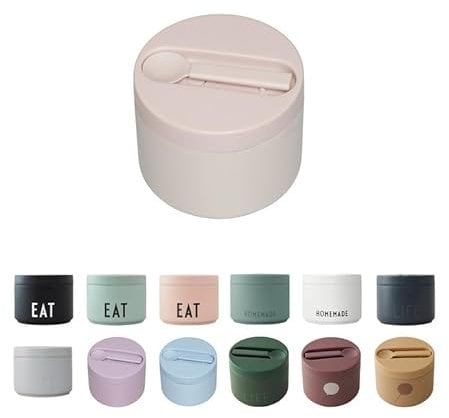 Design Letters Contenitore Termico per Alimenti Caldi | Thermos Pasta e Lunch Box Termico | Portapranzo Termico per Alimenti e Portavivande Termico | Thermos per Cibo Caldo | Scaldavivande 330 Ml