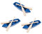 HOMSFOU 3 Sätze Schiffsmodell Aus Harz Segelbootmodell Aus Holz Dekoratives Bootsmodell Miniatur-segelboot Aus Holz Segelboot-Ornament Miniatur-ruderboot-Ornament Material Hölzern