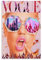 BBAUER VOGUE Reflection Cover Art Poster Dekorative Malerei Leinwand Wandkunst Wohnzimmer Poster Schlafzimmer Malerei,Wandkunst Bilddruck Moderne Familienzimmer Dekor 08x12inch(20x30cm)