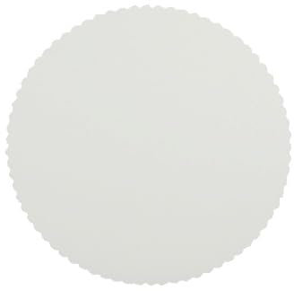 tradingbay24 Tortenunterlagen, Pappe [rc] rund Ø 24 cm Weiss tbU95363 Tortenplatten Cakeboard, 500 Stück