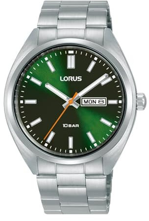 Lorus Hommes Analogique Quartz Montre avec Bracelet en Acier Inoxydable RH367AX9