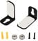 highdecora Soundbar Brackets with Sticky Anti-slip Strips Compatible Wall Mount Holder Universal fit all soundbars, L-shaped Adjustable Angle, Durable Shockproof, easy to install below TV (Black)