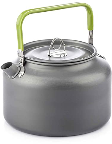 Jemora Bouilloire de Camping en Plein air 0,8 l/1,2 l/1,8 l, Bouilloire à thé en Aluminium, cafetière avec Sac de Transport