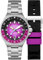 Spinnaker Dumas GMT Automatikuhr für Herren, 43 mm, mit massivem Edelstahlarmband SP-5119, Kadmiumviolett