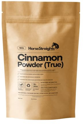 Cinnamon (True) for Horses Metabolic Digestive & Circulation Support 1Kg HSD Horse Straights Direct