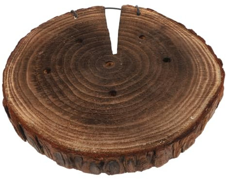 BESPORTBLE Jardinière Suspendue Bois pour Décoration Murale Intérieure Jardinière Murale Bois pour Plantes Style Rustique