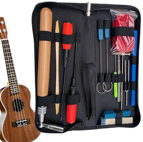 Klaviertuner, Klavierstimmschlüssel | 16-teiliges professionelles Klavier-Stimmset mit Schlüsselschloss und Stimmstummschaltung | Klavierstimmwerkzeuge | Klavierstimmwerkzeuge, Schlüsselhammer f