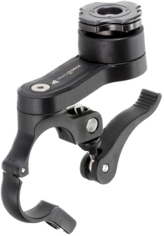 TRACKFORCE EH - Fahrrad-Handyhalterung/Motorrad-Handyhalterung mit Vibrationsdämpfer | kompatibel mit jedem Lenker | beiliegende Case für Smartphones | 360° rotierbar (nur Halterung)