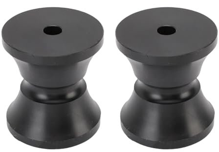 Rouleau de Remorque de Bateau en Nylon 2pcs 2,95x3,39 Pouce Anti-rattram