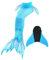 NAITOKE Mermaid Schwanz zum Schwimmen für Frauen und Erwachsene