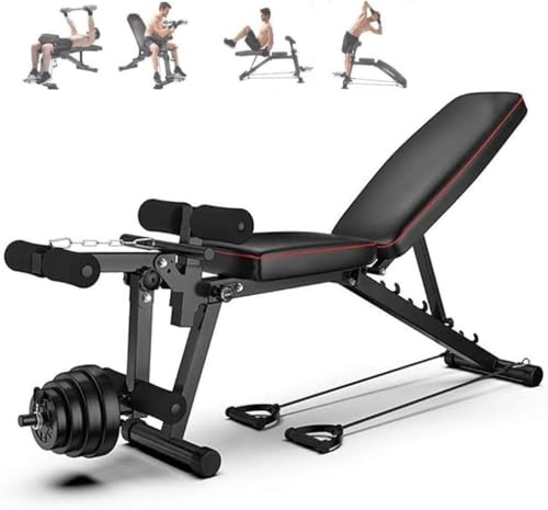 Verstellbare kommerzielle Hantelbank, olympische Krafttrainingsbänke, Sit-Up-Neigungsbänke, flache Fliegen-Gewichtpresse, Fitness, Langhantelbank für Zuhause, Fitnessstudio, Krafttraining
