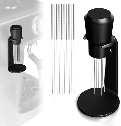 Verbessertes magnetisches Espresso‑WDT‑Werkzeug für Ninja Luxe Cafe | lebensmittelechtem Kunststoff, Starker Magnet, Platzsparende Aufbewahrung, Präzise 0,4 mm Nadeln, Ergonomisches
