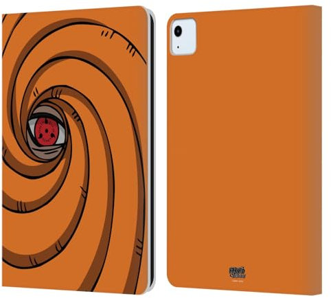 Head Case Designs sous Licence Officielle Naruto Shippuden Masque de Tobi Iconique Étui Portefeuille en Cuir Compatible avec Apple iPad Air 11 2020/2022/2024/2025