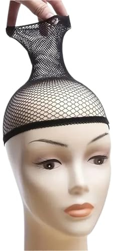 Wig Cap Dehnbare elastische Haarnetze mit offenen Enden, Mesh-Netz, Perückenkappen for das Haarstyling