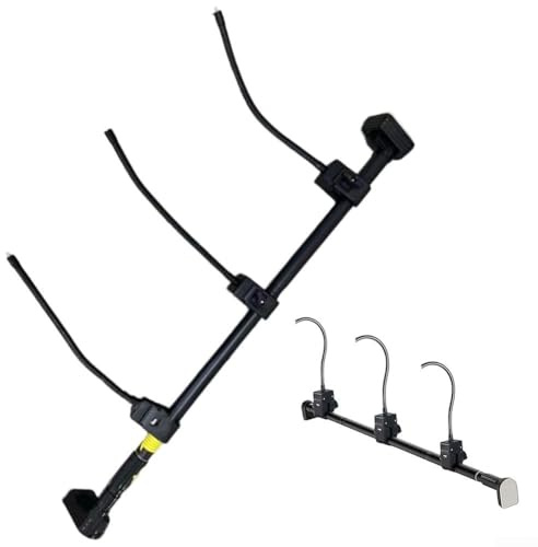 Support télescopique réglable pour plantes de Noël, cadre en métal résistant à la rouille, supporte des charges lourdes, pliable à plat pour un rangement et un transport pratiques (150-170 cm)