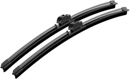 Auto Scheibenwischer Wischerblätter 2 Stücke Für Smart Für ForTwo 450 451 453 1998-2019 Frontscheibe Wischer Klingen Windschutzscheibe Fenster Links-lenker(Black,453 (2014-2019))