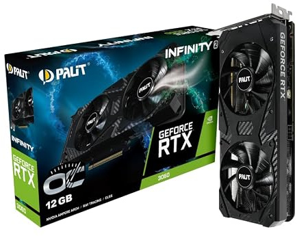 Palit GeForce RTX 3060 Infinity 2 OC 12GB GDDR6 Gaming Grafikkarte