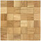 wodewa 3D Revêtement Mural Bois Adhesif Chêne 30x30cm Parement Bois Lambris Plaquette de Parement Intérieur Panneaux Muraux Decoration Murale Interieur