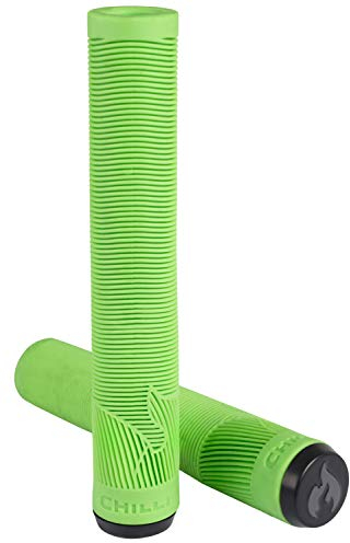 Chilli Scooter Stunt - Mangos de Silicona para Patinete (tamaño XL, 17 cm), Color Verde