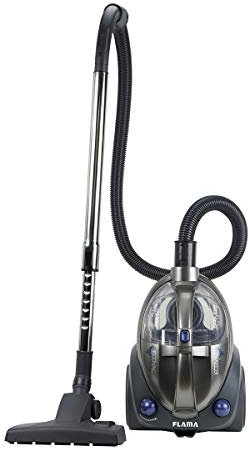 Flama 1685 FL Staubsauger Bodenstaubsauger 700 W, A, 150 W, Zylinder, Beutellos, grau)