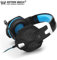 Casque stéréo pour expérience de jeu en direct pour PS4/Nintendo Switch/Xbox One/PS Vita (bleu)