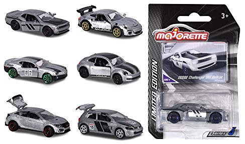 Majorette Die-Cast 212054018 Série Zamak Édition limitée 5 - Véhicule à Roue Libre - 6 Couleurs - Multicolore