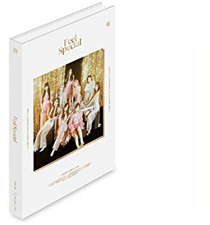 JYP Entertainment Twice Feel Special [A ver.] 8-teiliges Mini-Album-Set mit CD+88p Fotobuch + Songtext Papier 5 Fotokarten Gold Vorbestellungsvorteil gefaltetes Poster doppelseitige Zusatzfotokarten