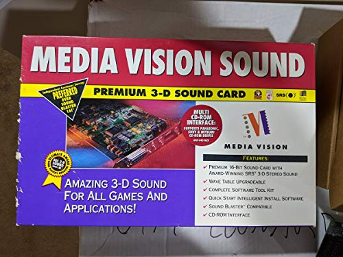 Media Vision Premium 3-D (Rare Successor to The PRO Audio Spectrum 16)