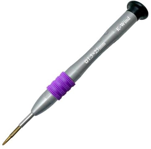 Precision Phillips Screwdriver 1.5mm #000, PH000 Screwdriver for Cross Recess Screw, Anti-Slip Grip, S2 High Alloy Steel Head, Magnetic Tip, Rotary Cap, Repair Tool for MacBook Nintendo Switch