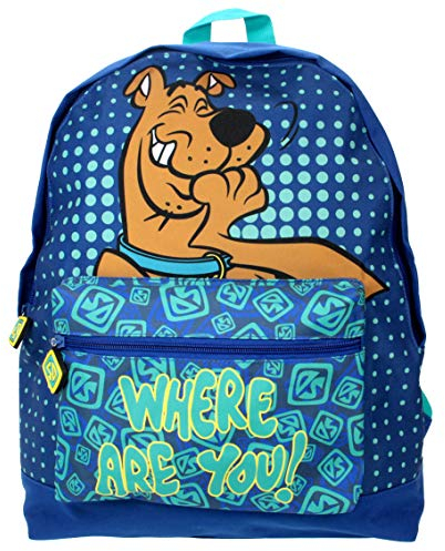 Scooby-Doo Where Are You Kinder-Rucksack, Schultasche, blau, L