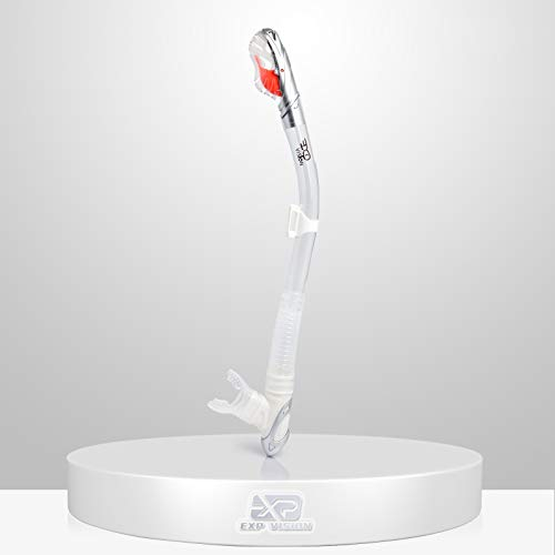 Trockenschnorchel, Erwachsener Tauchen Schnorchel Freies Atemtauchen Schnorchelschlauch Lebensmittelechtes Silikon-Mundstück Schnorchelausrüstung