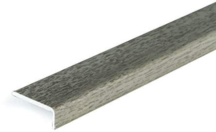 SELF-Adhesive Wood Effect Threshold 1M Door Stops End Laminate Floor Edge Strip Trim TMW Profiles (Modena Oak)