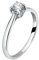 Live Diamond Damen Ring, aus Weißgold 375, Lab Grown Diamanten - LD030040