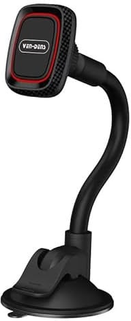 VEN-DENS Car Phone Mount Magnetic-Dashboard Mounted Car Phone Holder-Universal Smartphone Compatibility with Strong Magnetic Technology (BLACK)