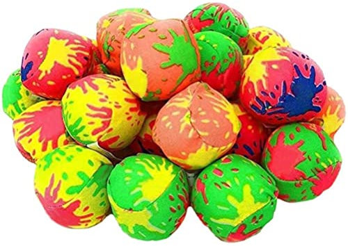 Kangmeile 24 Stück Wasserbomben Bälle, Wiederverwendbare Wasser Ball Wasserbombe Splash Balls Wasserbälle Baumwolle Spritzwasserbälle Spielzeug für Jugendliche und Erwachsene