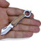 JPCRMOV Mini Klappmesser Messer Taschenmesser mit Schlüsselanhänger, klein Survival Messer Outdoor Camping Knife EDC (Gelb)