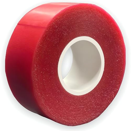 Dpm tapes doppelseitiges Transparentes Klebeband – Extra starker Halt, wasserdicht, rückstandsfrei & hypoallergen für Perücken/Prothesen, Extensions & Cosplay (25 mm × 4,16 m)