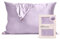 Kitsch Kissenbezug aus 100% Satin mit Reißverschluss, weicher als Seidenkissenbezug für Haar und Haut, kühlender Kissenbezug, Satin-Kissenbezug (Standard/Queen (1er-Pack), Lavendelfarben