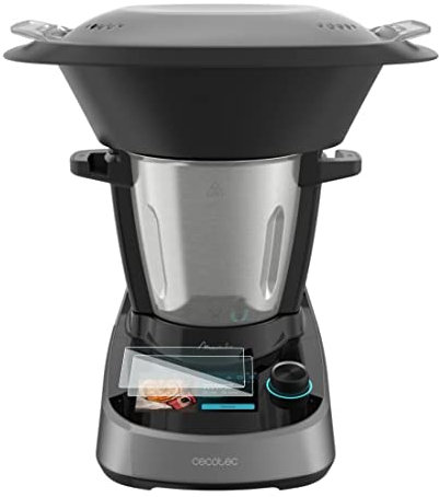 [Pack x2] KARYLAX - Protector de pantalla de cristal flexible, irrompible, dureza 9H, 100% transparente, protector para robot de cocina Cecotec Mambo Touch