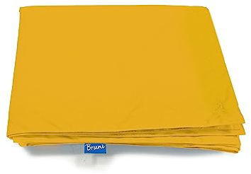 Bruni Sitzsack-Wechselhülle (gelb) inklusive Innenhülle - Sitzsack-Bezug für alle rechteckigen 180 x 140 cm XXL-Sitzsäcke, Indoor- und Outdoor-Sitzsack-Hülle ohne Füllung