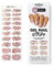MOYOU LONDON Semi Cured Gel Nail Strips - 20 Pcs. Nail Wraps for Salon-Quality Manicure - Works with Any UV Lamp - Easy to Apply, Trim, & Remove Gel Stickers