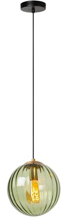 LUCIDE MONSARAZ - Pendelleuchten - Ø 25 cm - 1xE27 - Grün